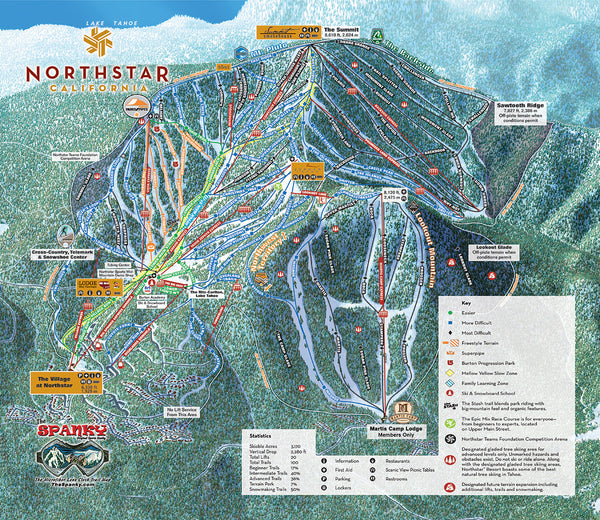 Northstar California Trail Map